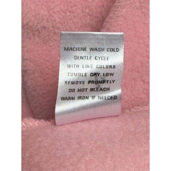 Appleseed's Pink Zip-Up Fleece Robe With Pockets - Picture 8 of 9